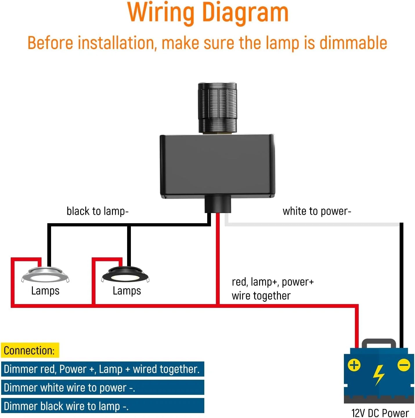 clean product view of pwm dimmer silver