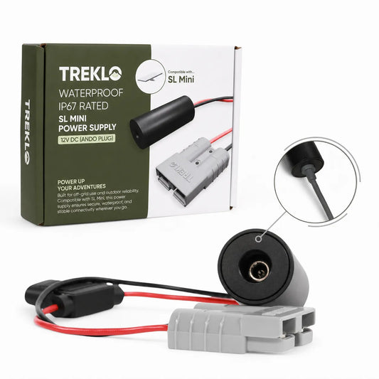 12v Starlink Mini boosted power adapter with Anderson style plug and IP67 waterproof connector