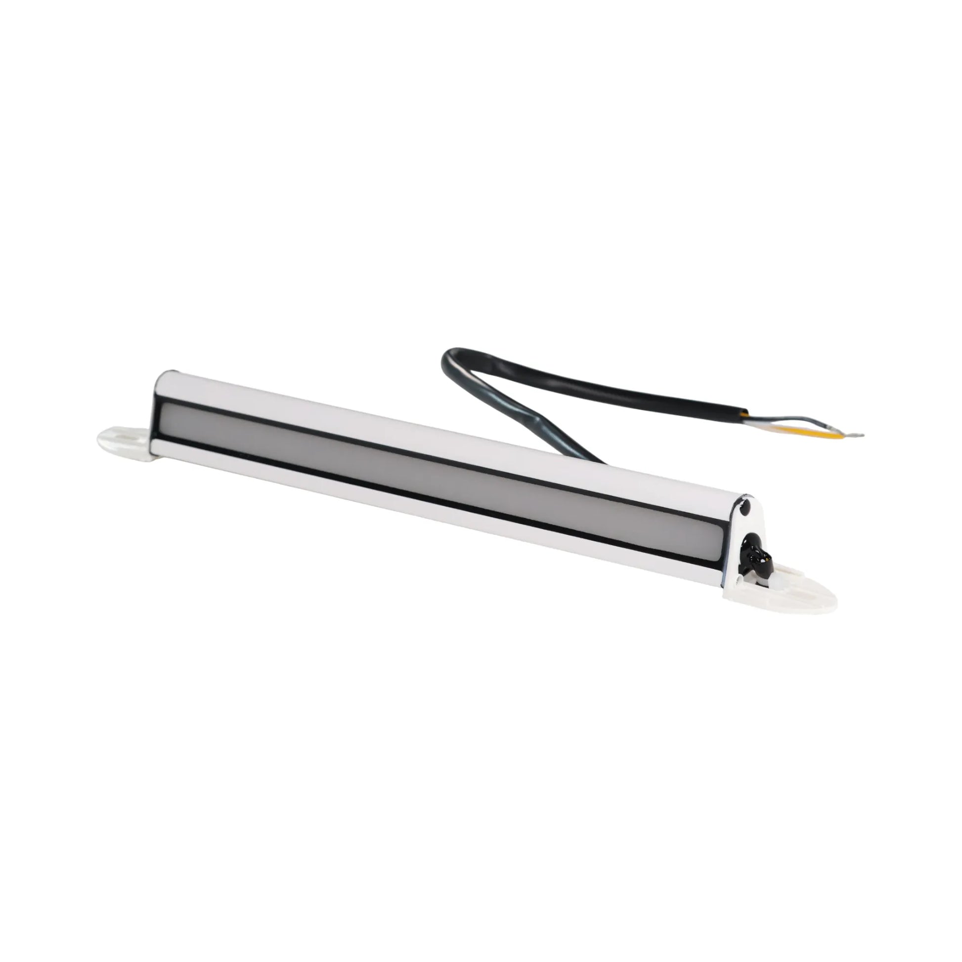 long white 12v outdoor LED light on workspace