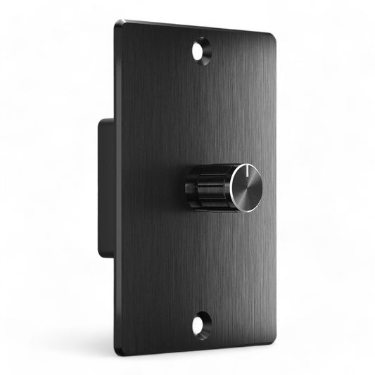 12V PWM LED Dimmer Switch - Black Panel