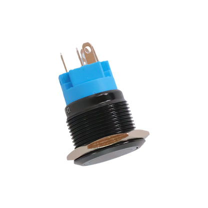 12-24v 19mm latching led push button switch with white illumination for rv dashboards and control panels