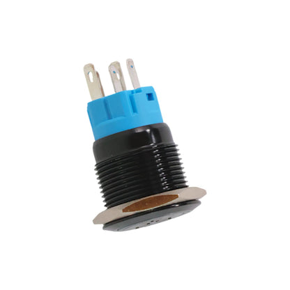 12-24v 19mm valve push button switch with white illumination for rv dashboards and control panels