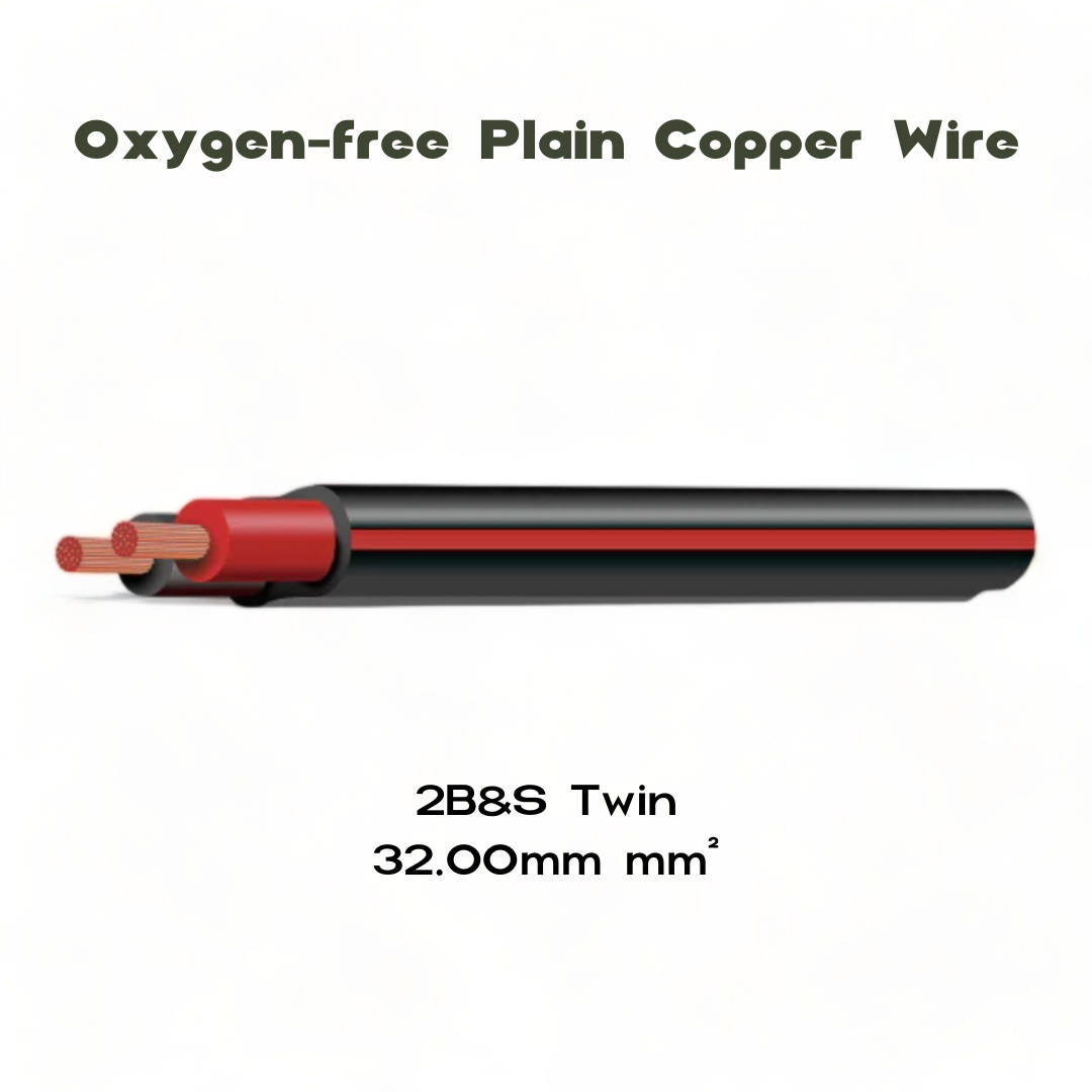 2 b&s twin sheath tinned battery and starter cable rated up to 150amp