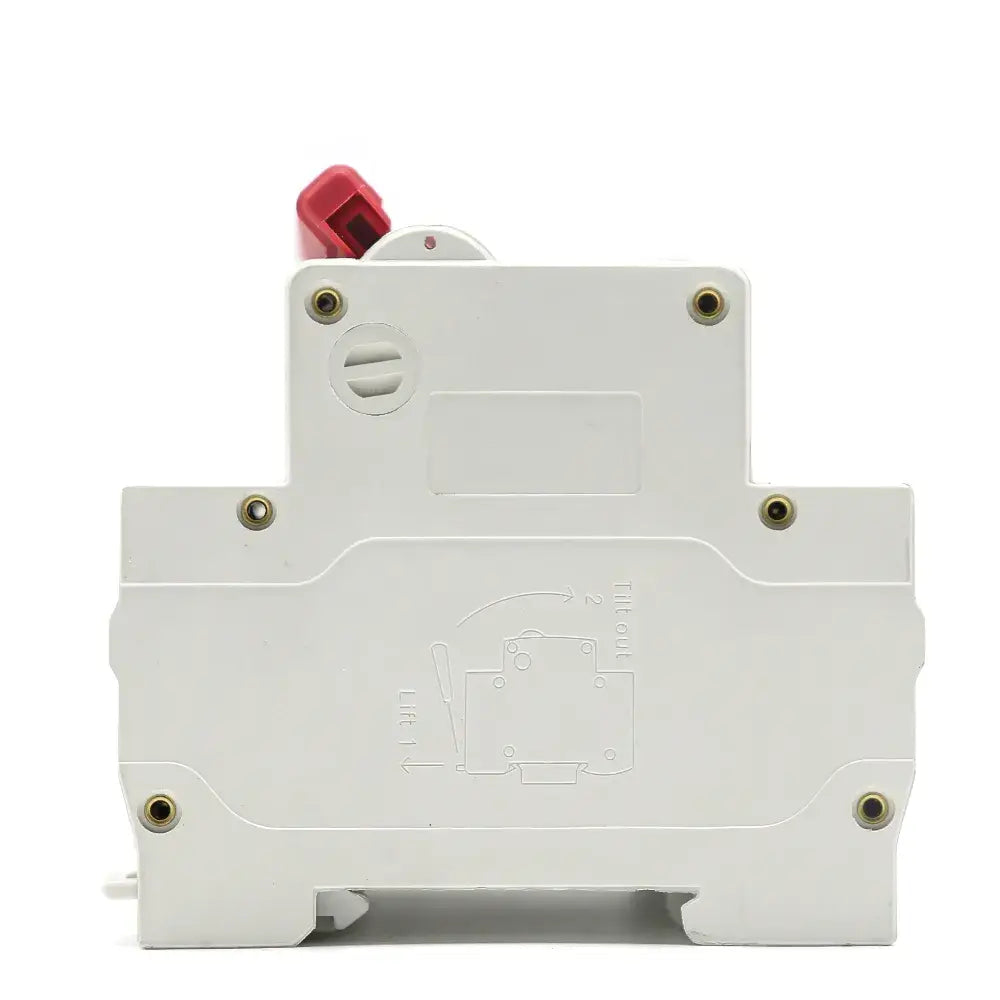 Mini DC circuit breaker with 2 pole protection for off grid systems