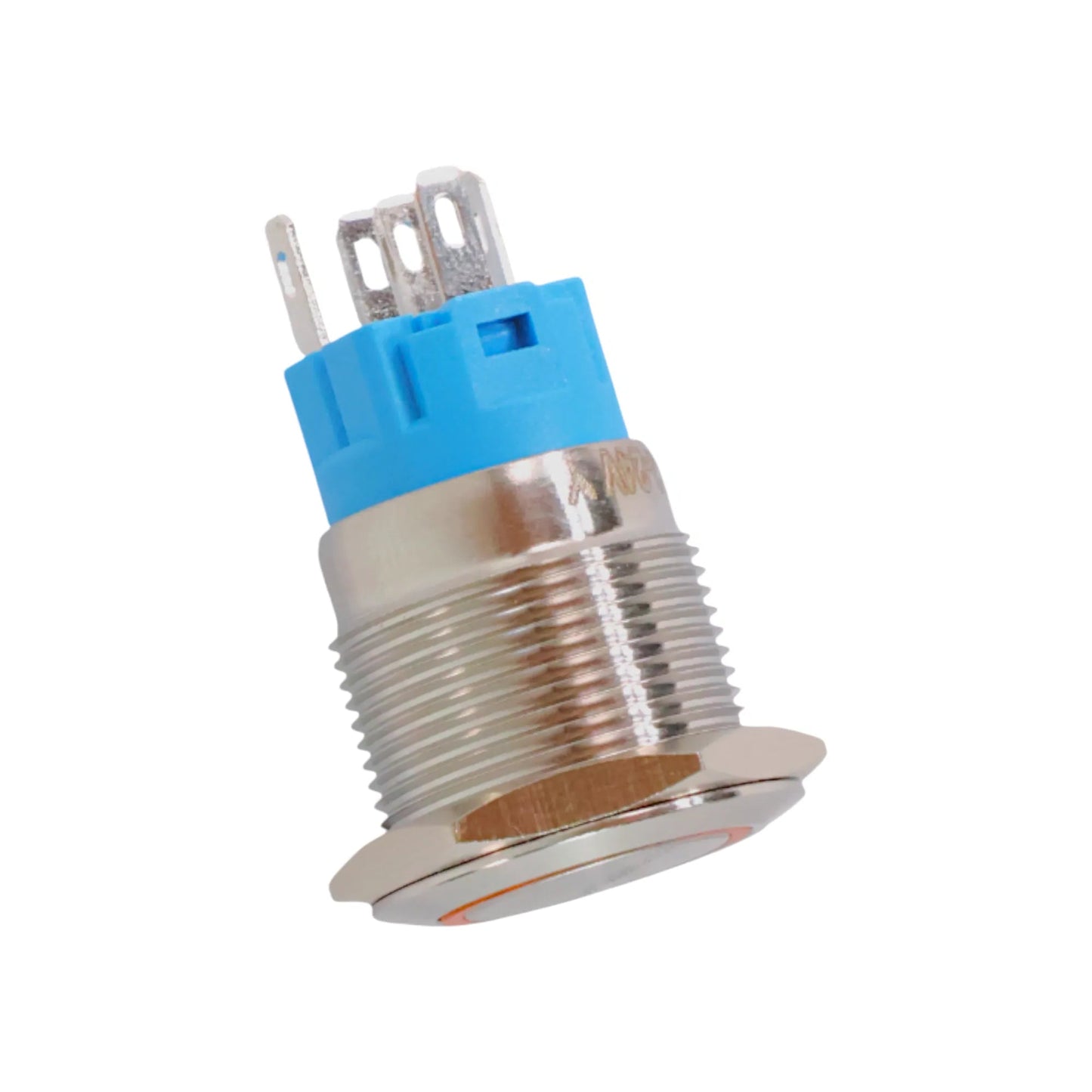 12-24v 22mm led yellow push button switch for rv dashboards and control panels