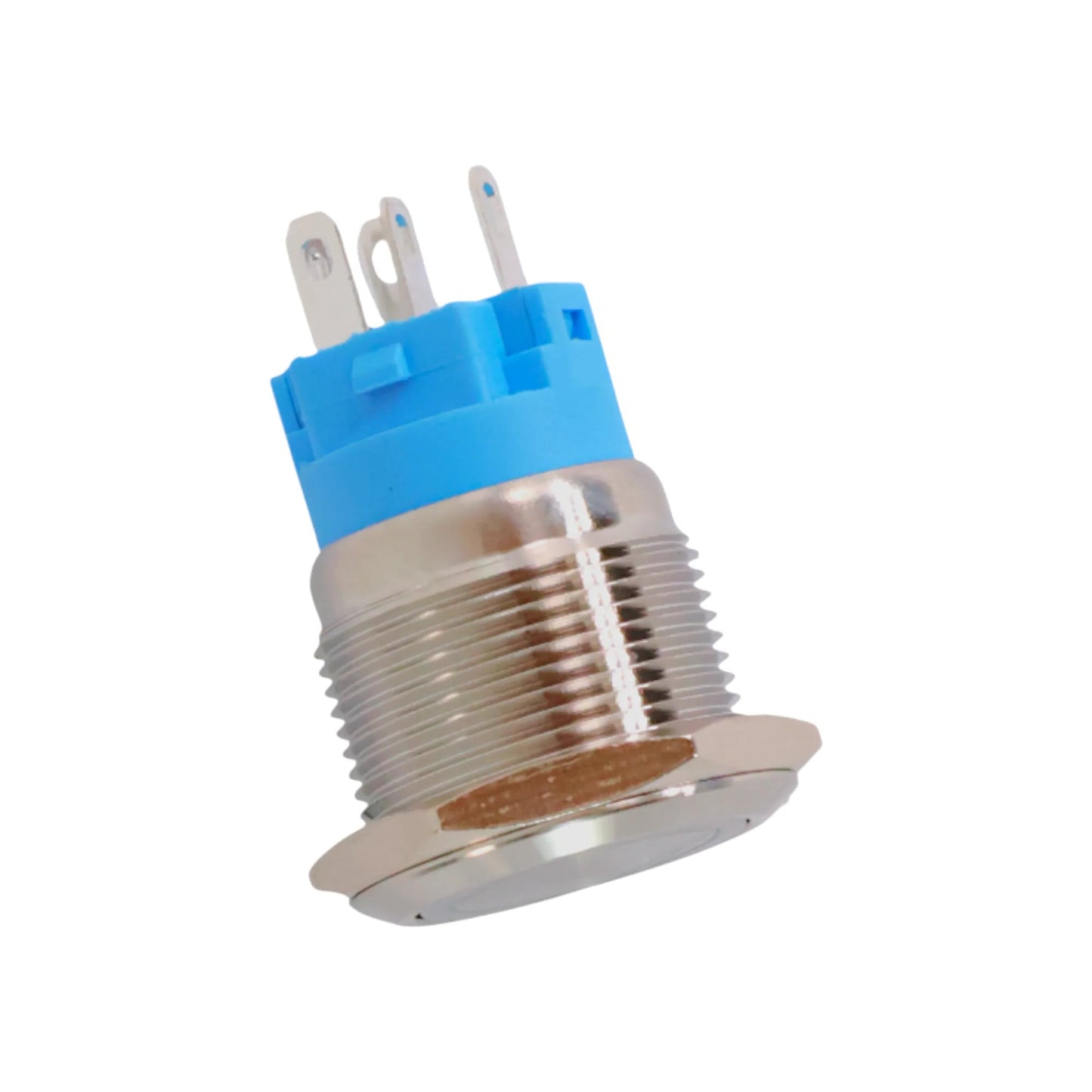 12-24v 22mm white push button switch for rv dashboards and accessory control panels