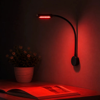 12v wall reading light with directional LED beam for focused task lighting