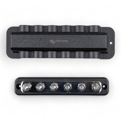 rv busbar 250a 6p terminal block with cover for auxiliary power systems