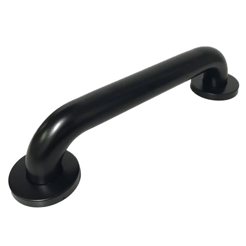 250mm black knurled entry safety grab handle for caravan