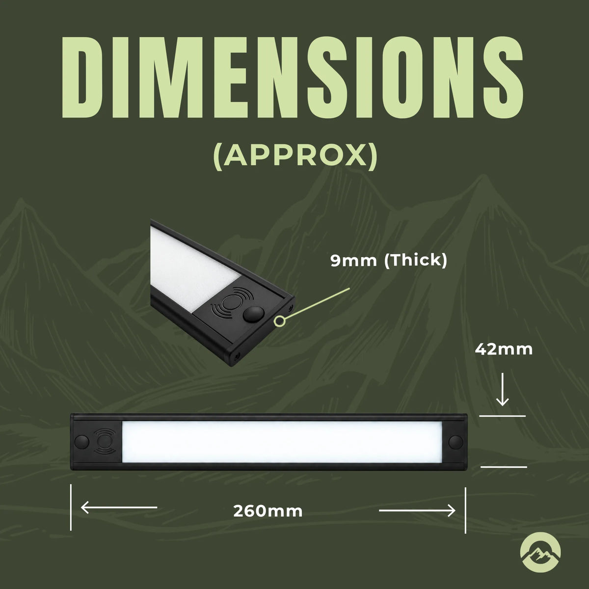 26cm RV dimmable interior ceiling light for adjustable illumination throughout mobile living areas