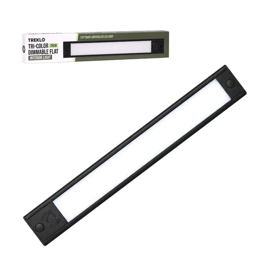 26cm tri color dimmable flat interior light for caravan, campervan, and RV ceiling installations
