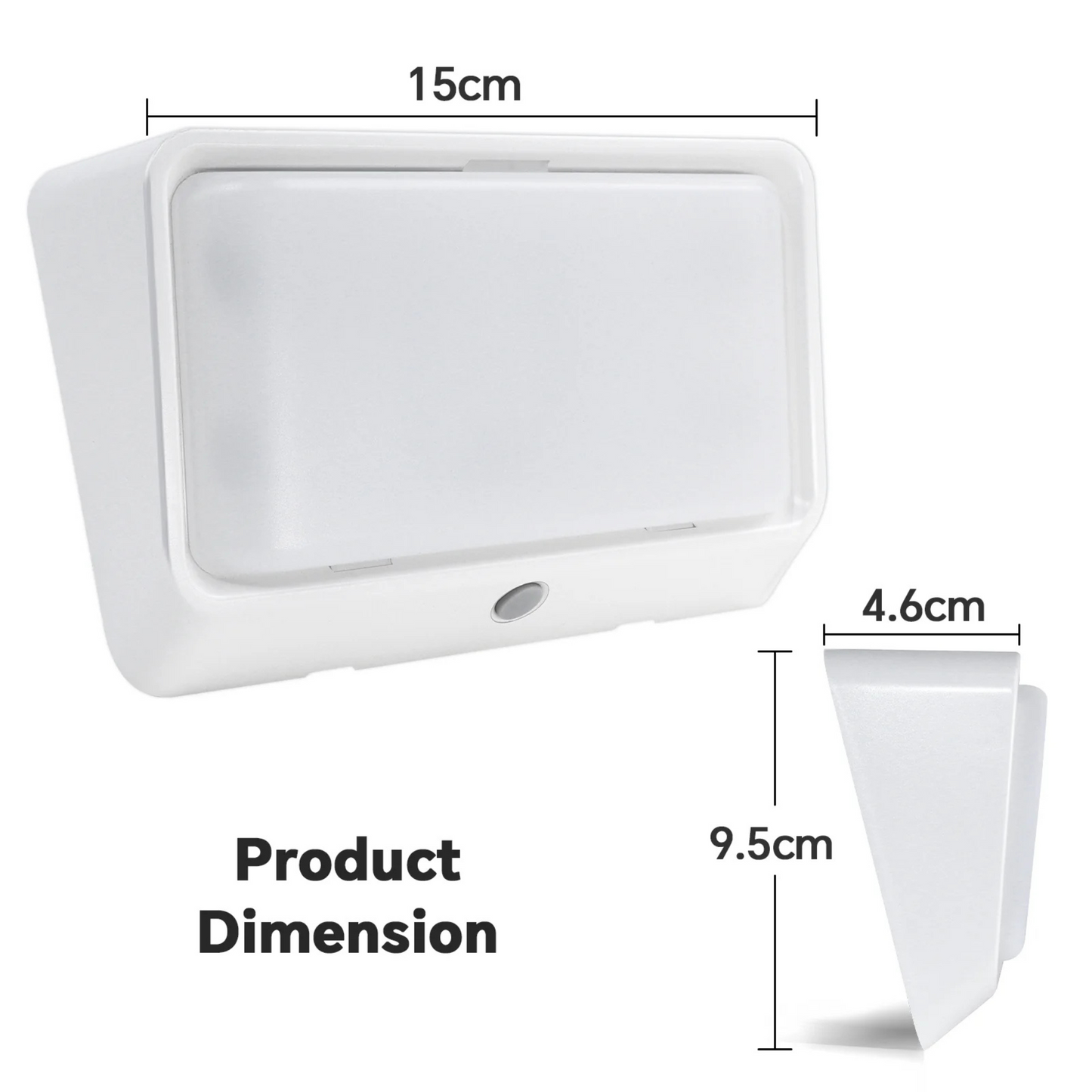 exterior porch light with warm neutral and cool modes