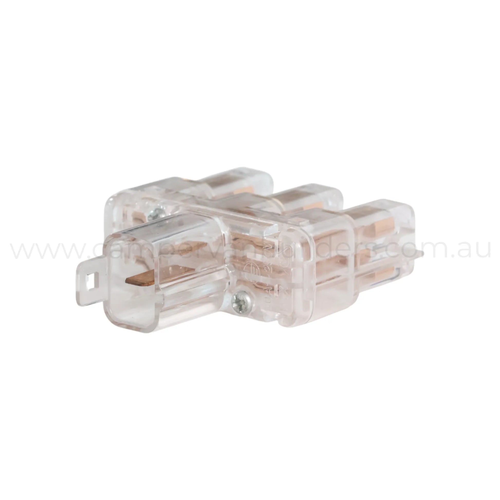 RV 3 way to 1 connector adapter for clean wiring installs