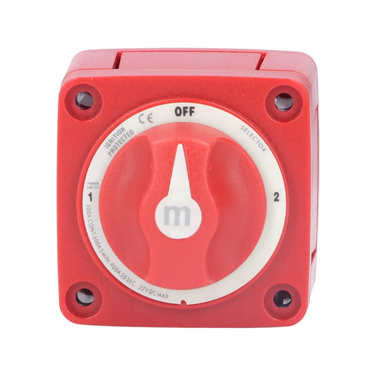 300a battery switch with 3 position dual circuit control