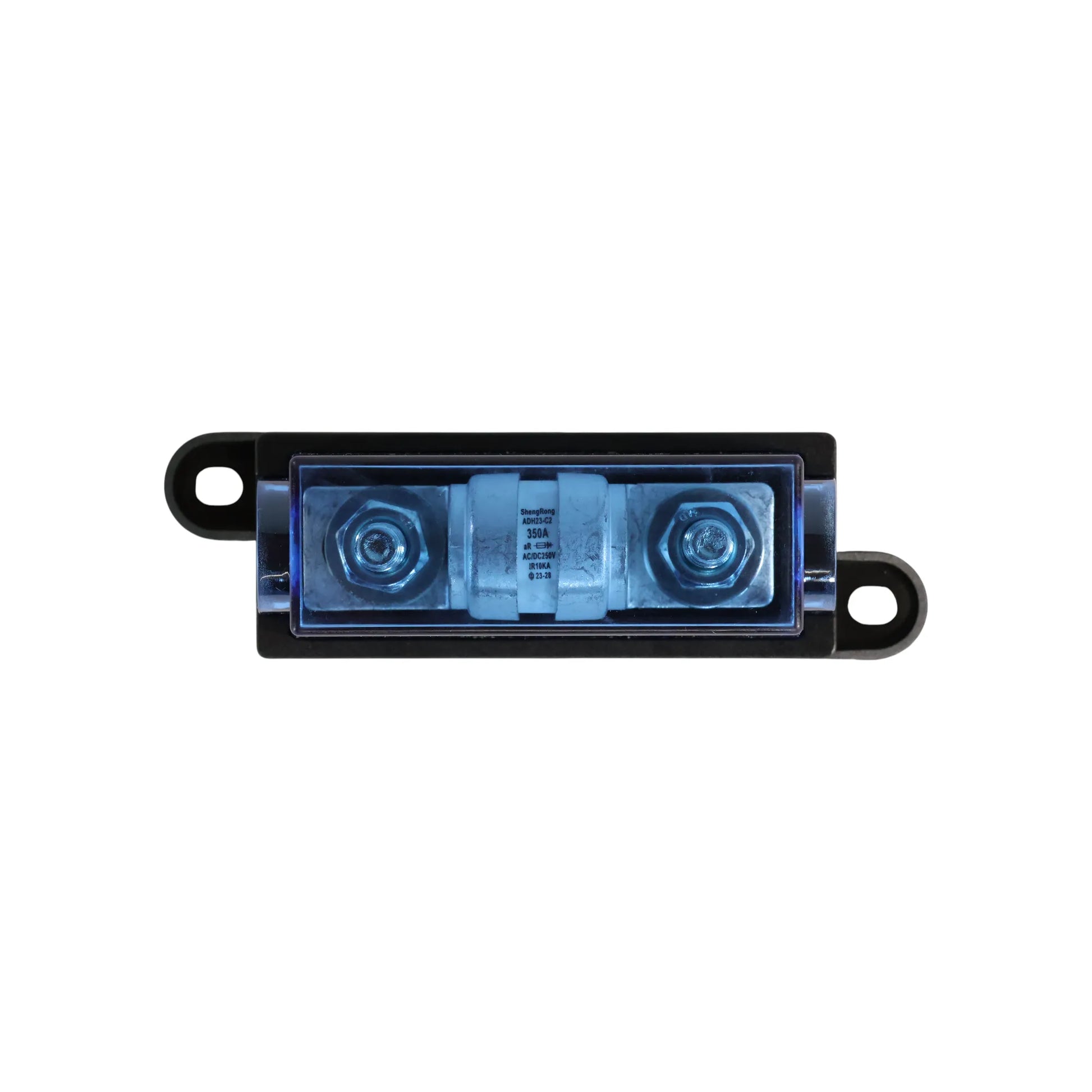 Battery circuit protection with a 350A MEGA fuse style ceramic fuse and holder