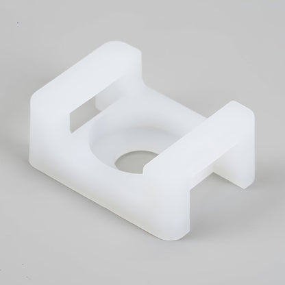 20pcs (M3) Saddle Type Cable Tie Holders - White