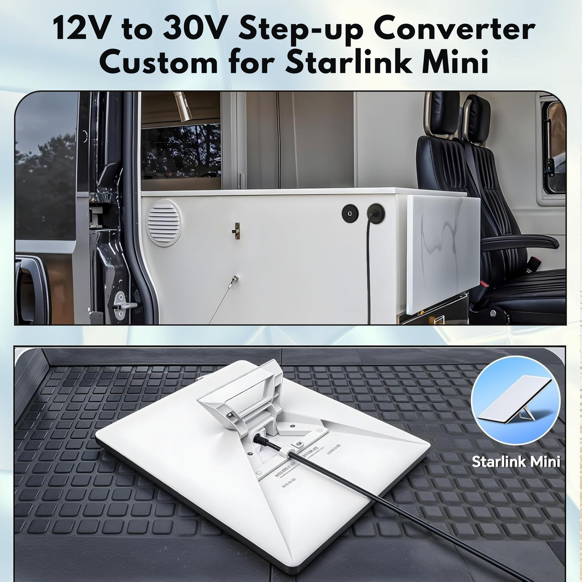 Starlink DC Power Socket 12-24v 30v Output – Campervan Builders