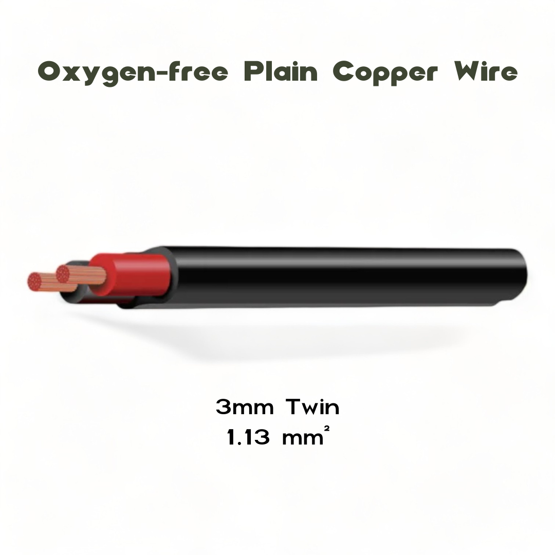 Twin Sheath Cable - 3mm Auto Size (1.13mm²) 16Amp - V90 PVC Insulated