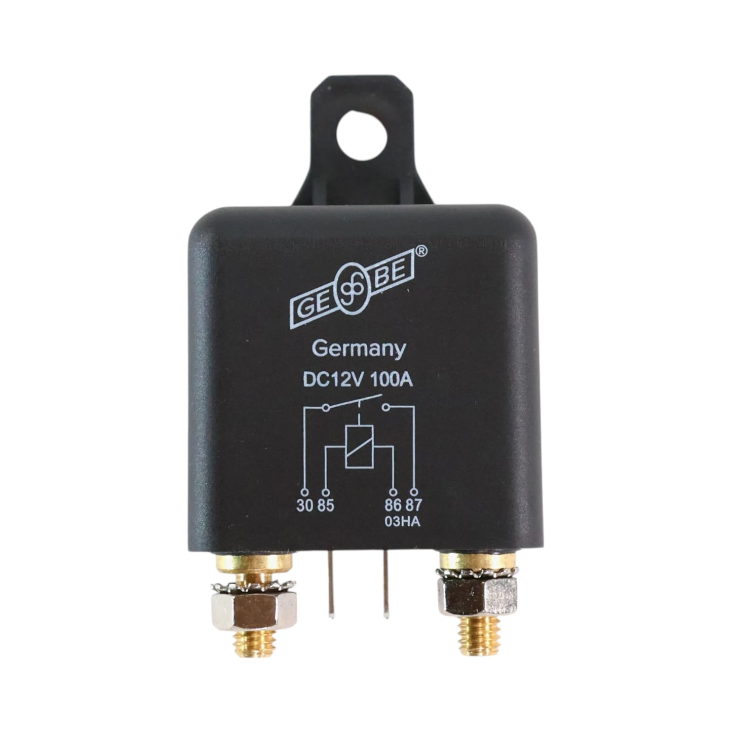 4 pin 12v heavy duty 100A relay for caravan, rv, and campervan electrical systems