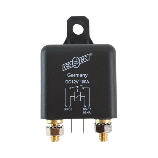 4 pin 12v heavy duty 100A relay for caravan, rv, and campervan electrical systems