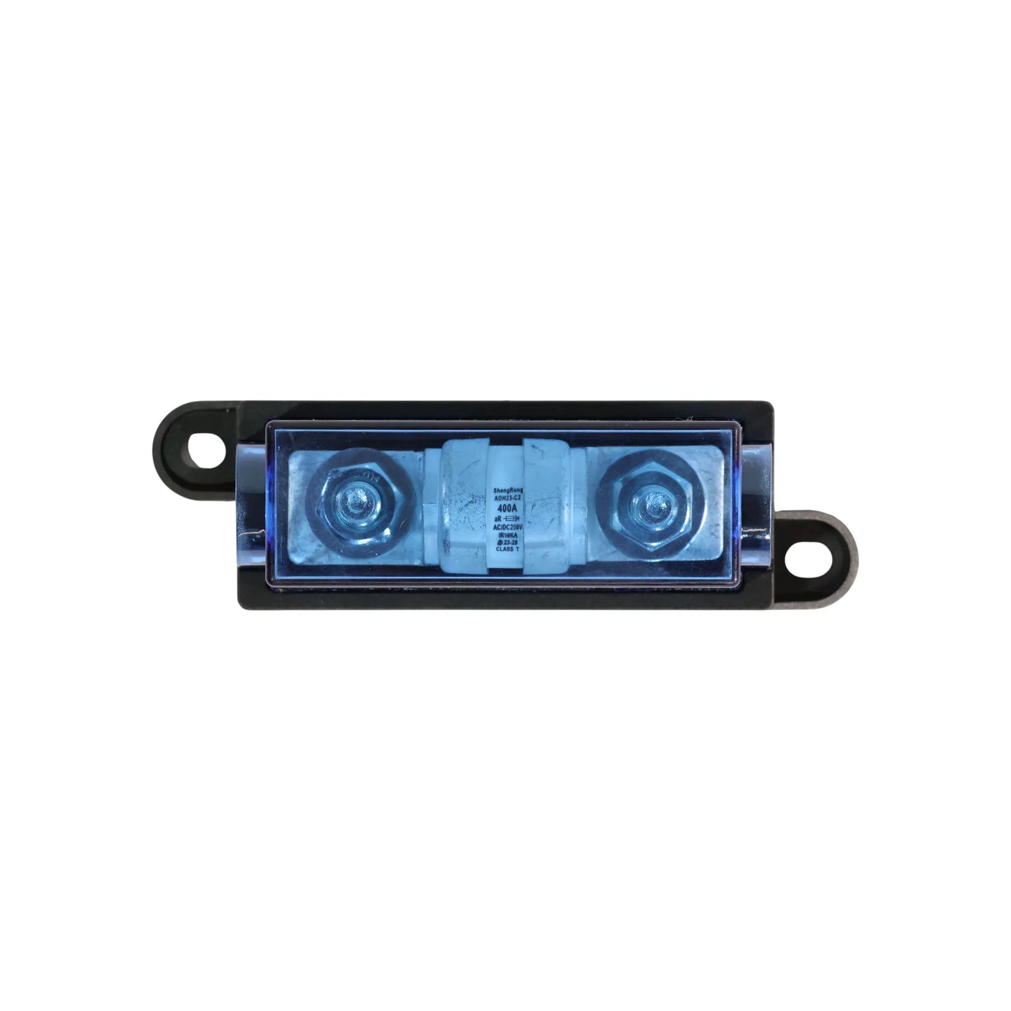 400A ceramic MEGA fuse with holder for safeguarding high draw DC accessories