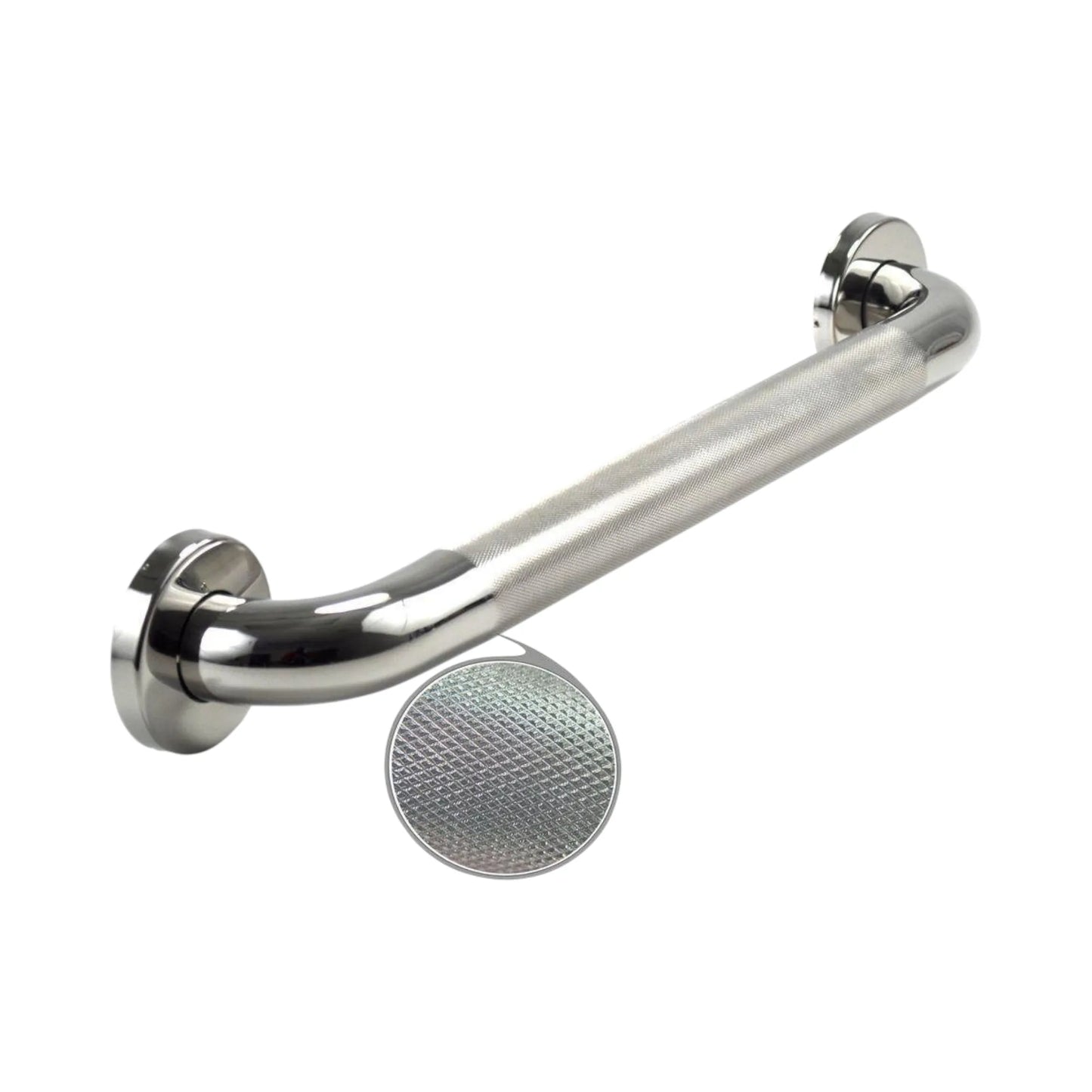 400mm x 32mm knurled entry safety grab handle for caravan