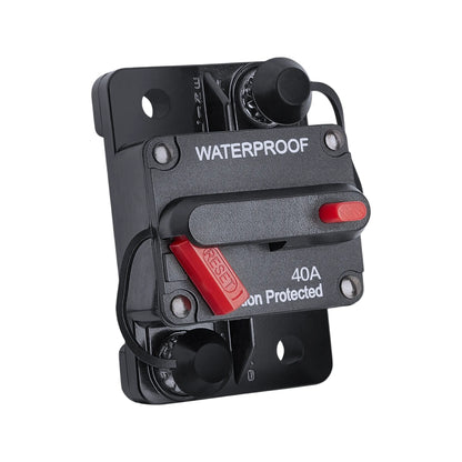 efficient 40 amp flush mount breaker for off grid and caravan use