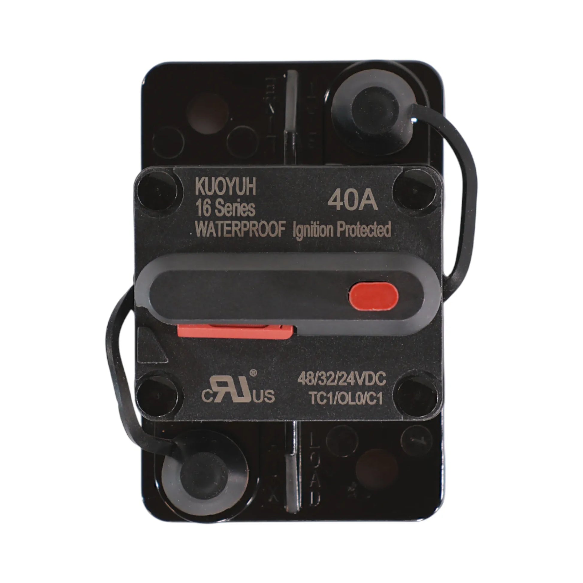 40 amp premium rated circuit breaker for caravan and rv electrical systems