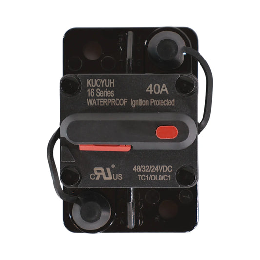 40 amp premium rated circuit breaker for caravan and rv electrical systems