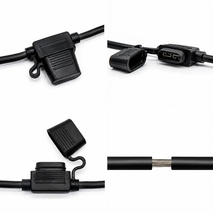 Heavy duty 40A inline blade fuse holder for caravan and campervan wiring