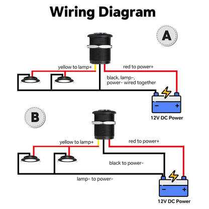 LED Aluminum Black Dimmer Switch