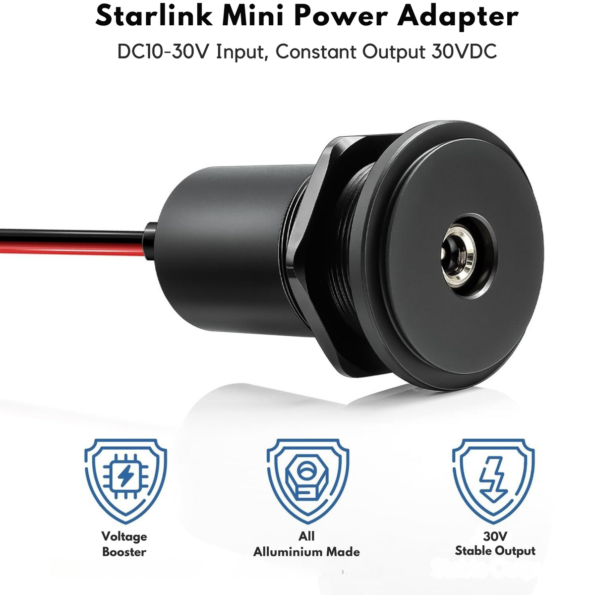 Starlink DC Power Socket 12-24v 30v Output – Campervan Builders