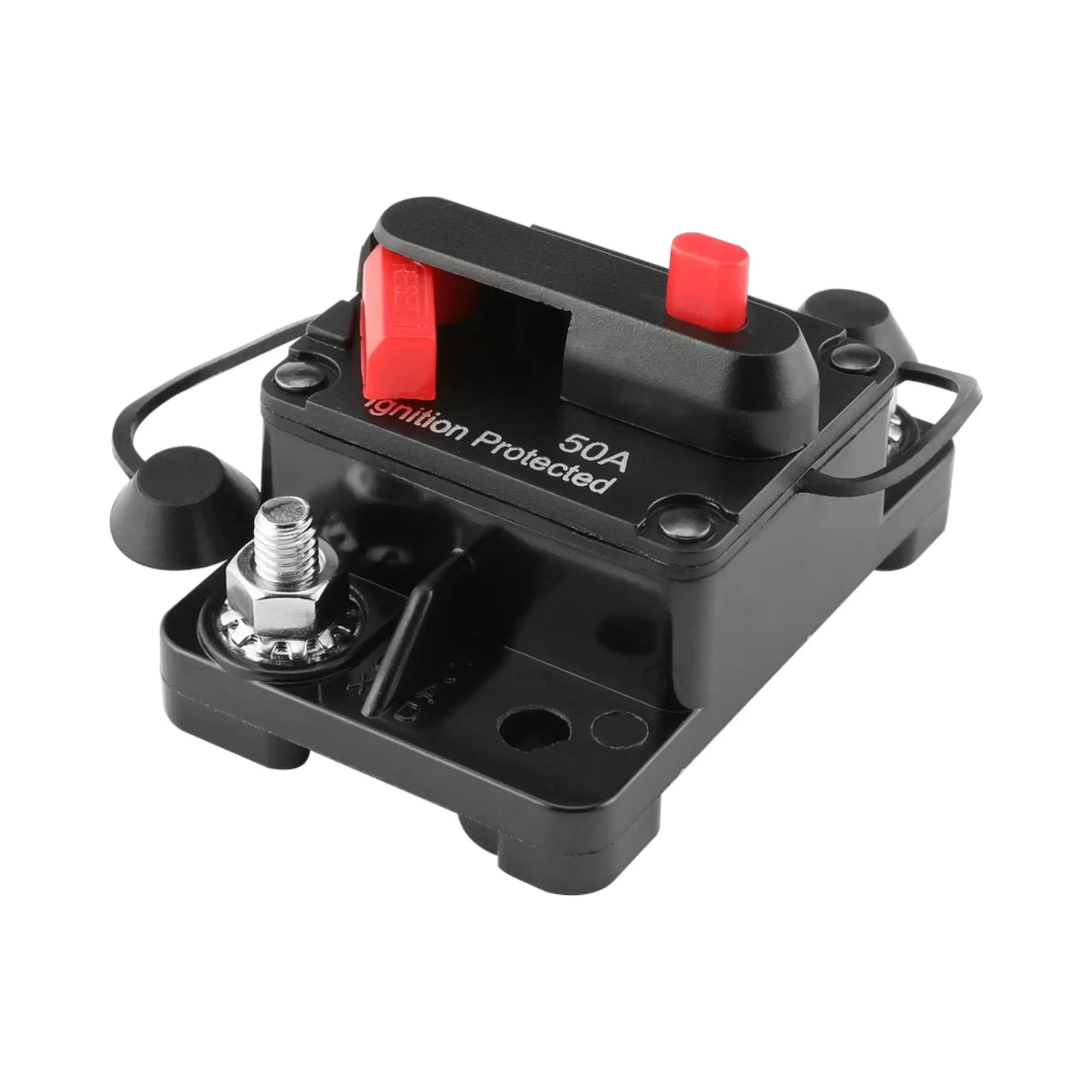 dc 50a flush mounted breaker for 12v and 24v electrical protection