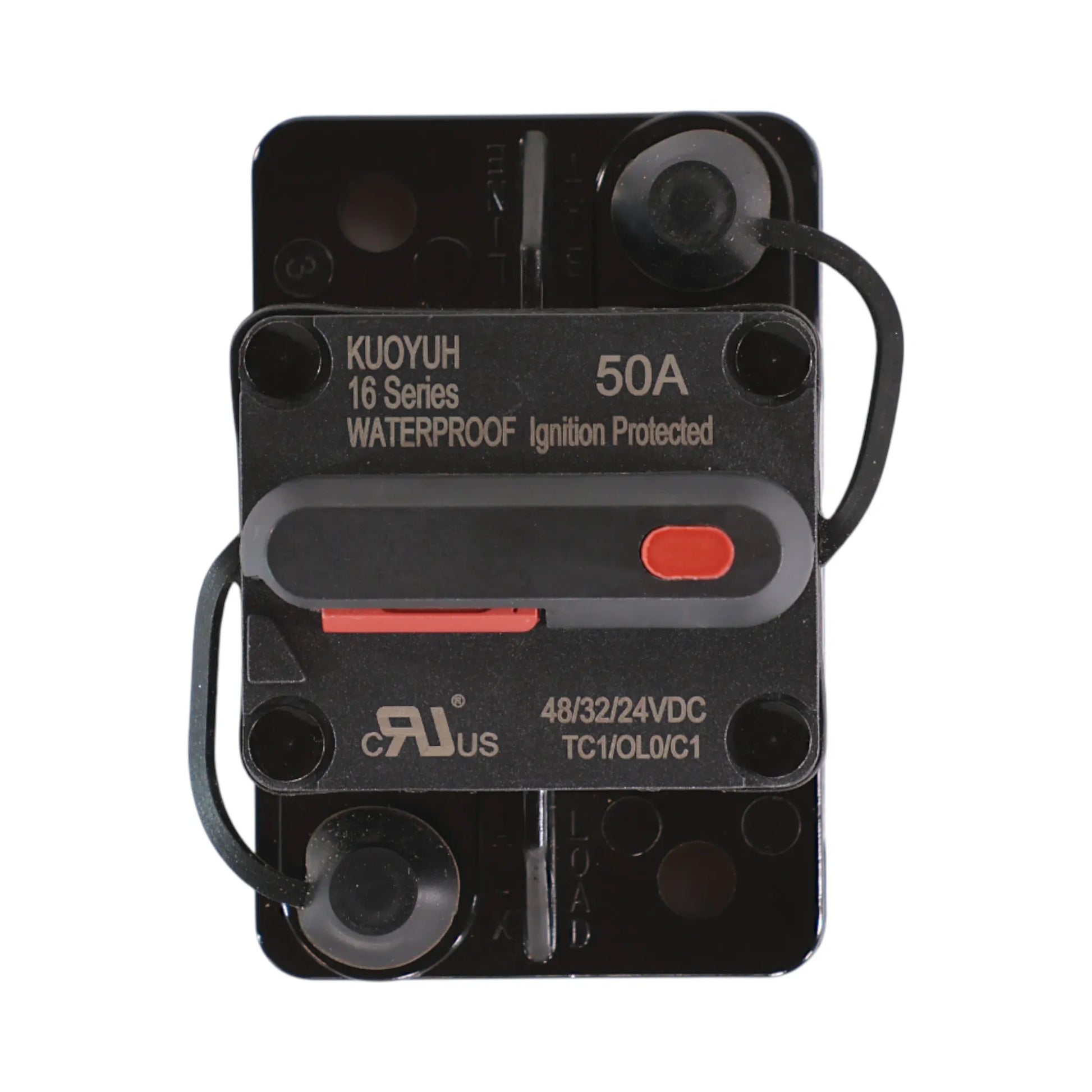 50 amp premium rated circuit breaker for caravan and rv electrical systems