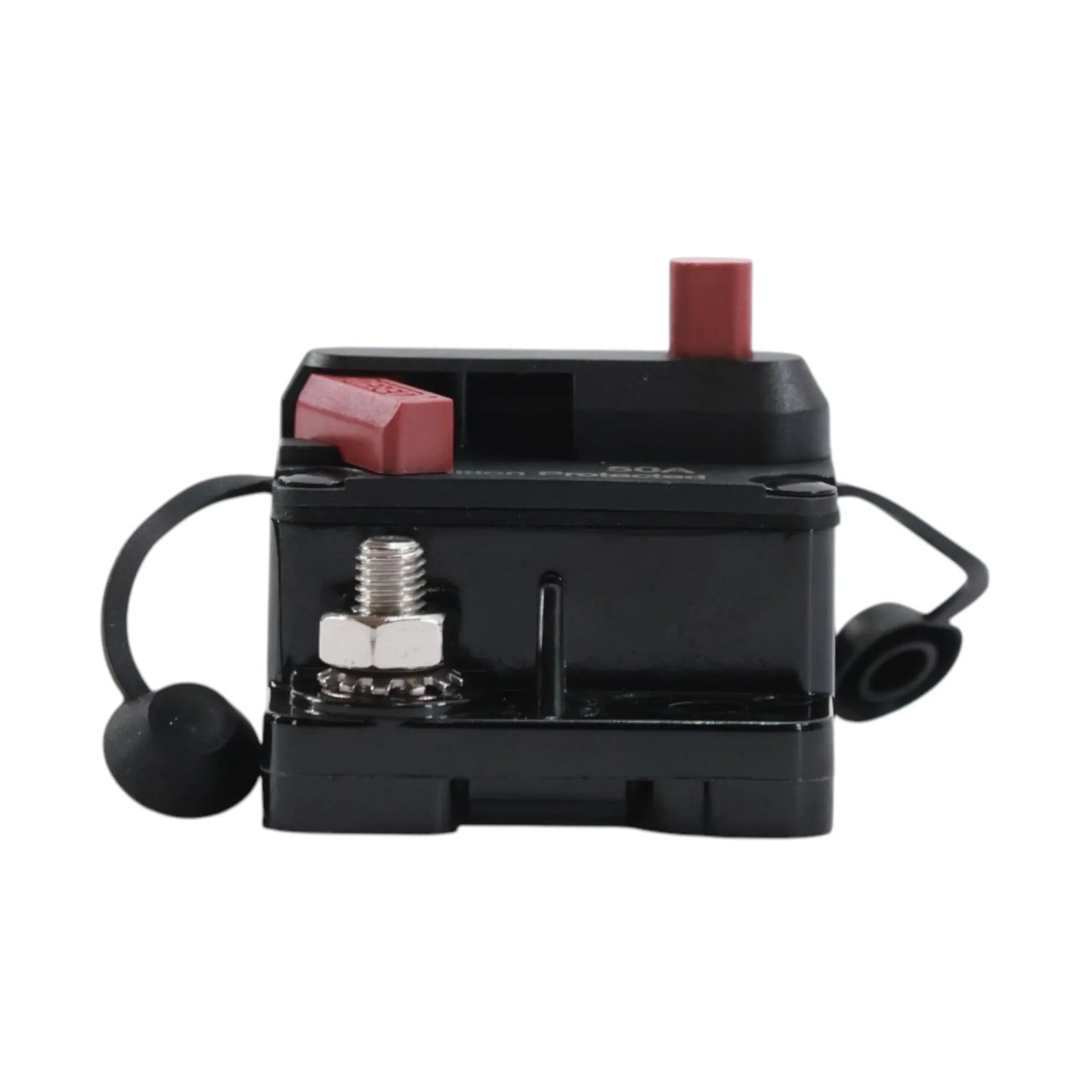 Resettable 50A DC circuit breaker for off grid vehicle power systems