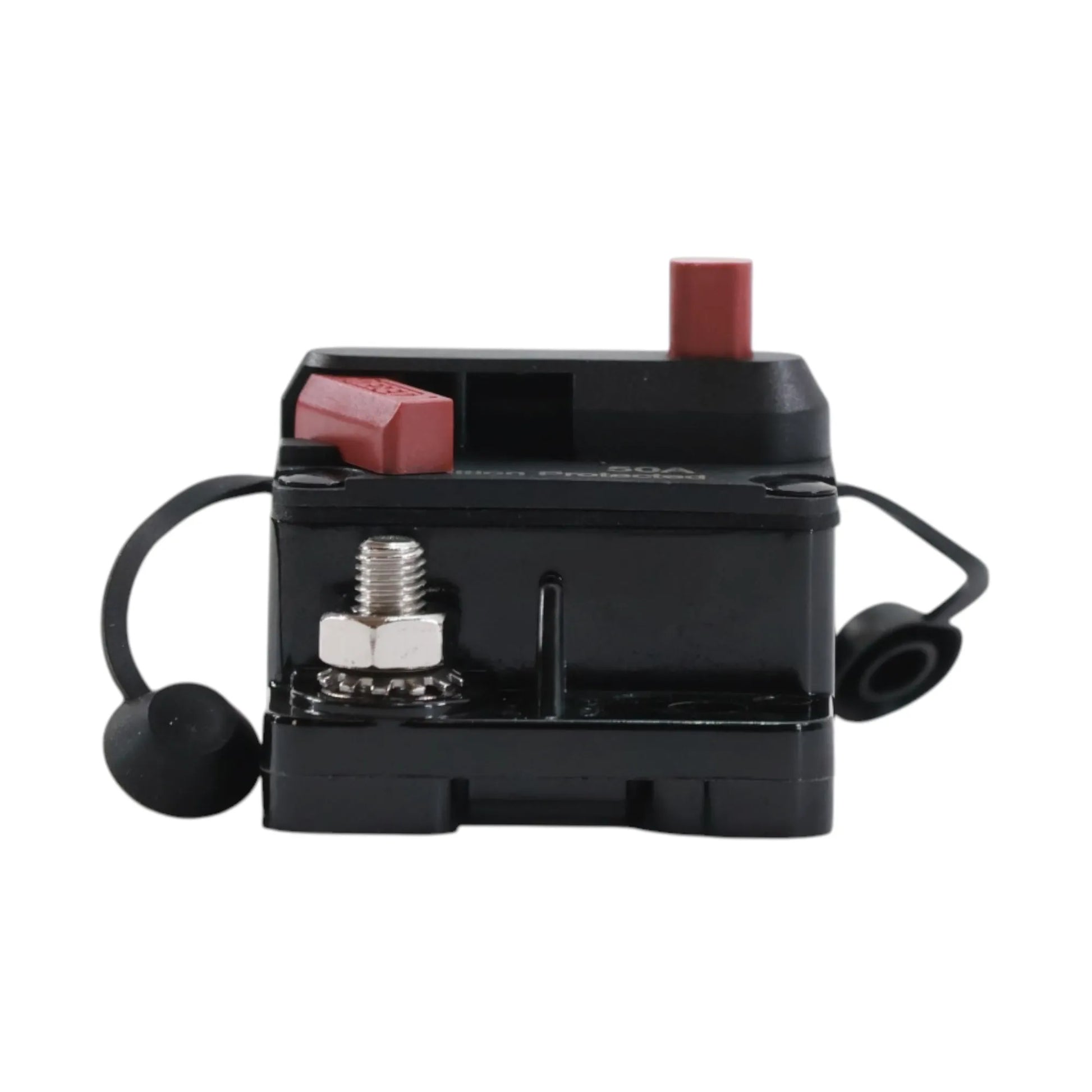 Resettable 50A DC circuit breaker for off grid vehicle power systems