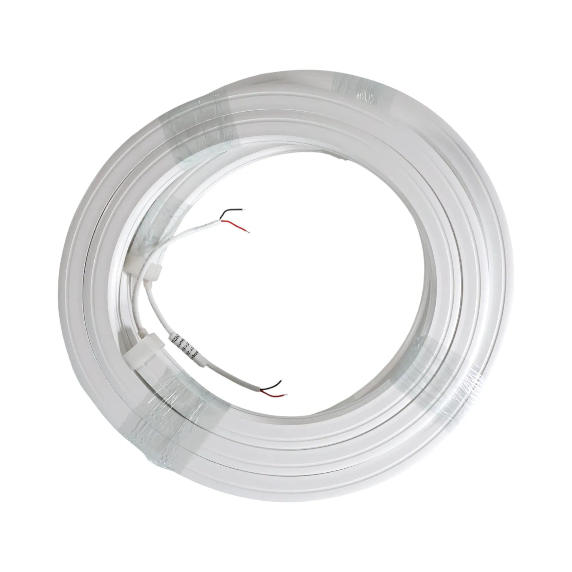 warm white 50x25mm neon flex strip coiled