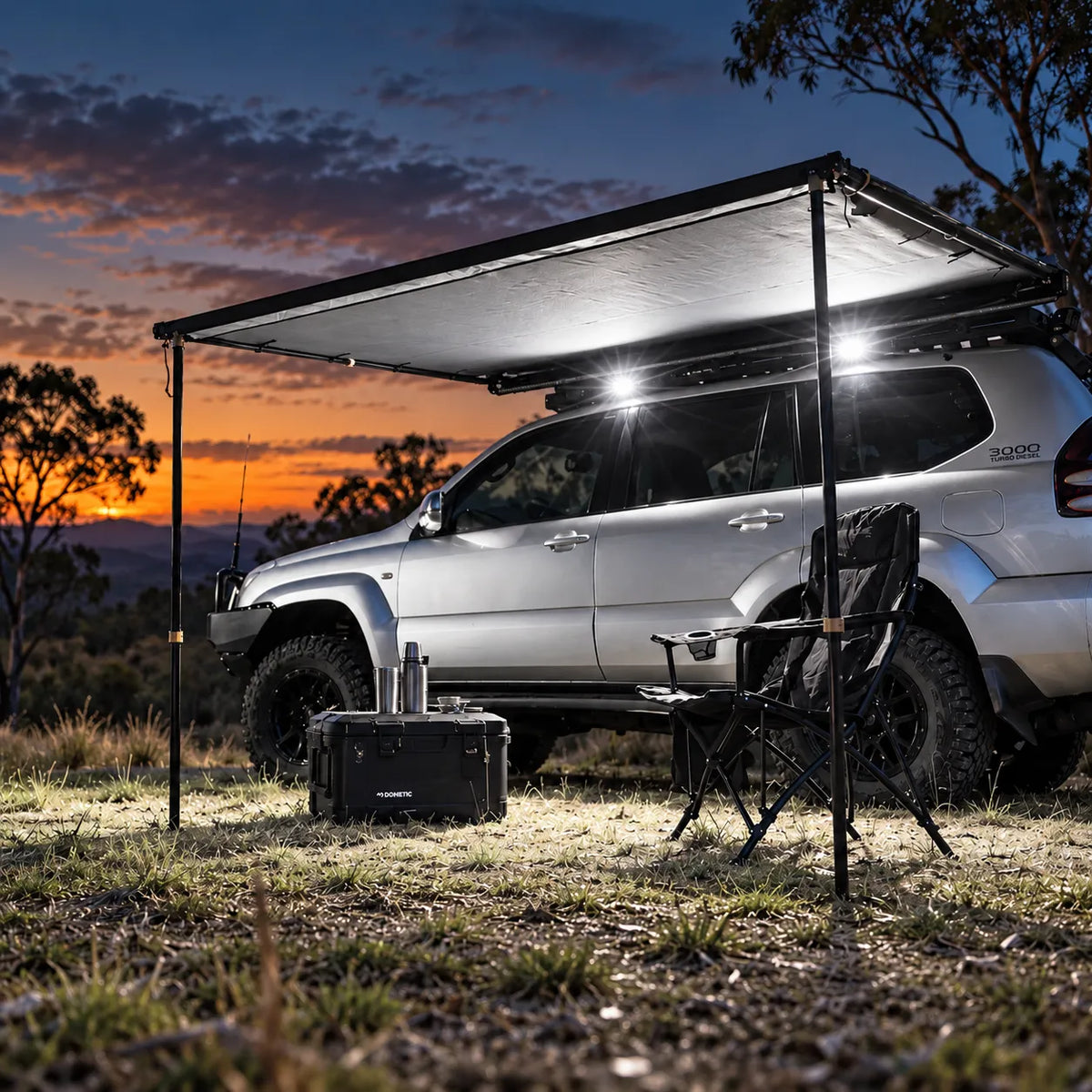 55mm Treklo caravan exterior utility light for practical lighting around camping setups