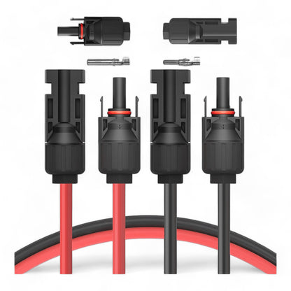 heavy-duty 6mm² 5m solar extension beside tools