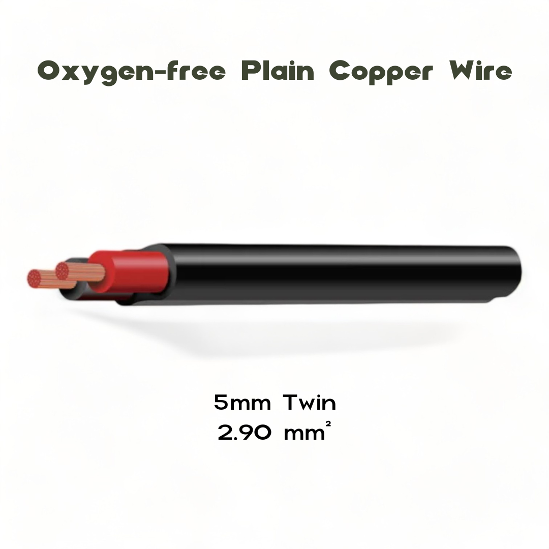 Twin Sheath Cable - 5mm Auto Size (2.90mm²) 29Amp - V90 PVC Insulated