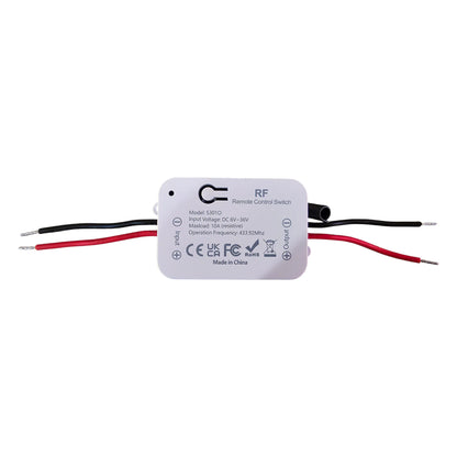 hardwired rf relay module 6–36v dc for rv lighting, pumps, and accessory control