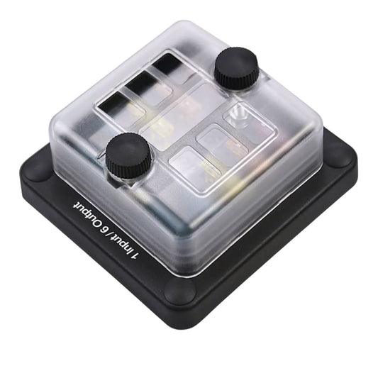 6 slot rear connect blade fuse block with led fault indicators