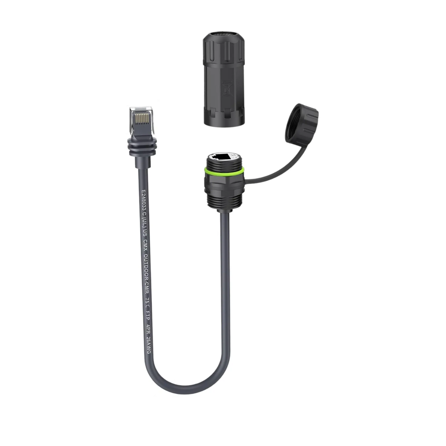 Gen 3 Bulkhead Cable RJ45 + Waterpoof Coupling