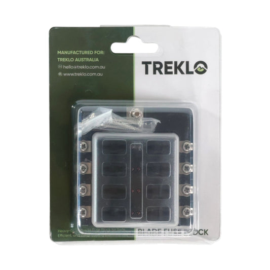 8 slot blade fuse block with built in led fault indicators