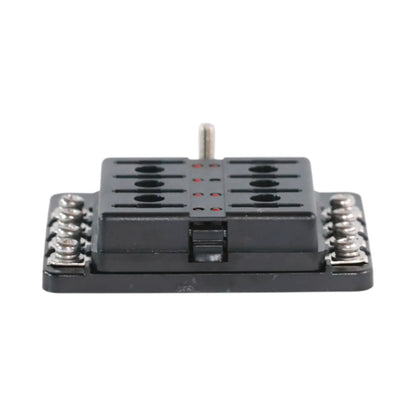 Campervan fuse distribution block with 8 circuits and LED indicators
