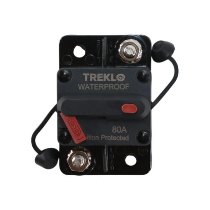 80A manual reset circuit breaker for caravan and campervan electrical systems