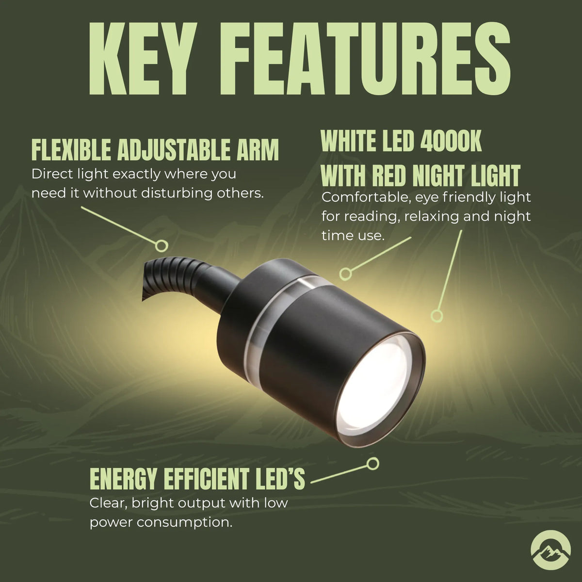 touch dimmable evo reading light