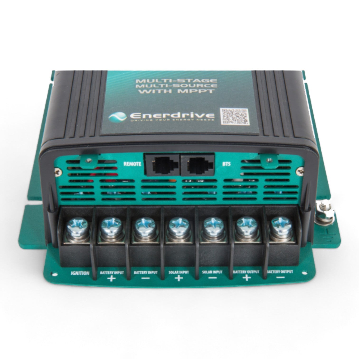 Enerdrive DC to DC charger setup in off-grid caravan