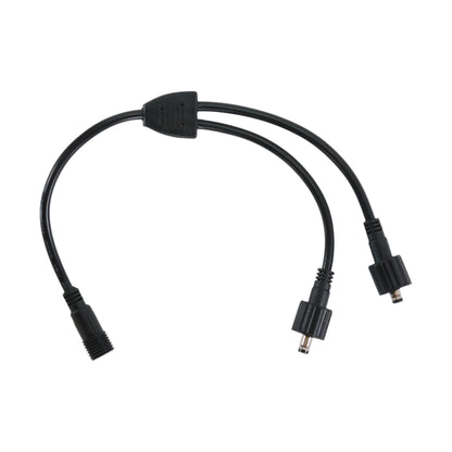 Campervan waterproof lighting splitter.