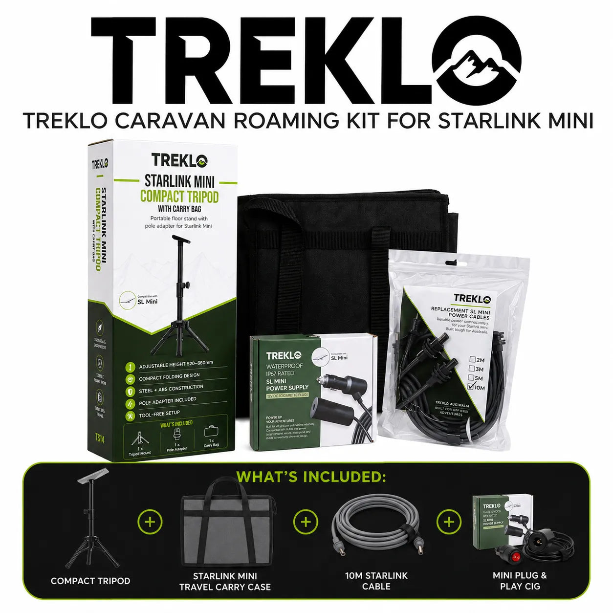 Treklo Caravan Roaming Kit For Starlink Mini